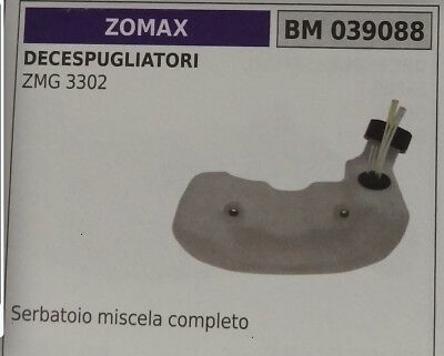 SERBATOIO carburante MISCELA COMPLETA DECESPUGLIATORE ZOMAX ZMG 3302