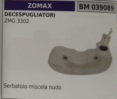 SERBATOIO carburante MISCELA NUDO DECESPUGLIATORE ZOMAX ZMG 3302