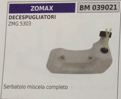 SERBATOIO carburante MISCELA COMPLETO DECESPUGLIATORE ZOMAX ZMG 5303
