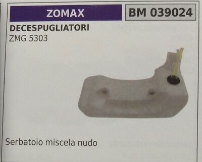 SERBATOIO carburante MISCELA NUDO DECESPUGLIATORE ZOMAX ZMG 5303