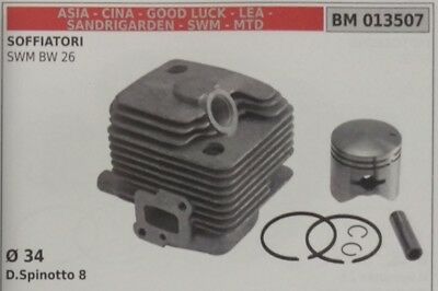 CILINDRO COMPL PISTONE SOFFIATORE importazione cinese SANDRIGARDEN SWM BW 26