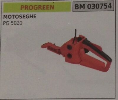 CARTER comando gas SERBATOIO OLIO BENZINA MISCELA MOTOSEGA PROGREEN PG 5020