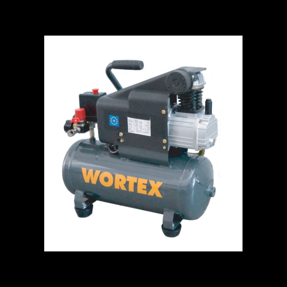COMPRESSORE WORTEX 12 LITRI 1,5 Hp PORTATILE 230V MONOFASE 150 lt/min WHC12/150