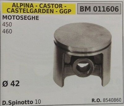 854860 PISTONE COMPLETO MOTOSEGA ALPINA CASTOR CASTELGARDEN 450 460 D.42