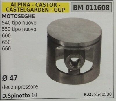 8540500 PISTONE COMPLETO MOTOSEGA ALPINA CASTOR CASTELGARDEN 540 550 660