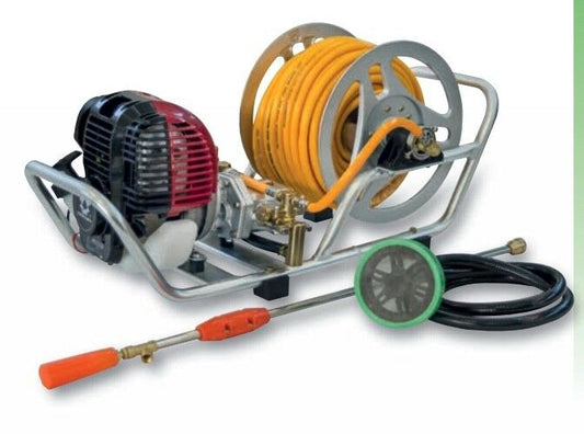 POMPA IRRORATRICE WORTEX PTW-4T diserbo MOTORE 37,7cc benzina 4T PORTATILE TUBO