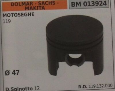 119132000 PISTONE COMPLETO MOTOSEGA DOLMAR 119 SACHS MAKITA 119 D. 47