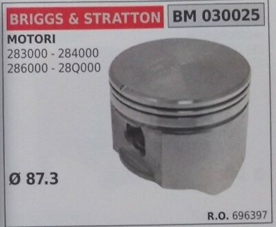 696397 PISTONE COMPLETO MOTORE BRIGGS & STRATTON 283XXX 284XXX 286XXX D 87.3
