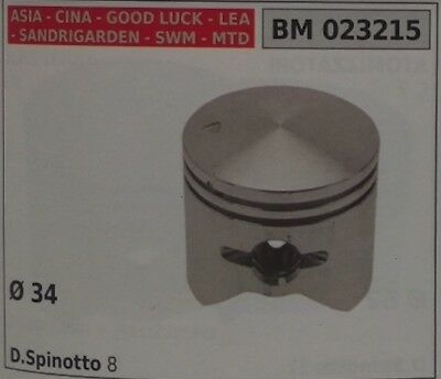 PISTONE COMPLETO MOTORI CINESI IMPORTAZIONE SANDRIGARDEN GOOD LUCK LEA D.34