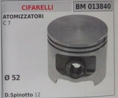 PISTONE COMPLETO ATOMIZZATORE CIFARELLI C7 C 7 D. 52