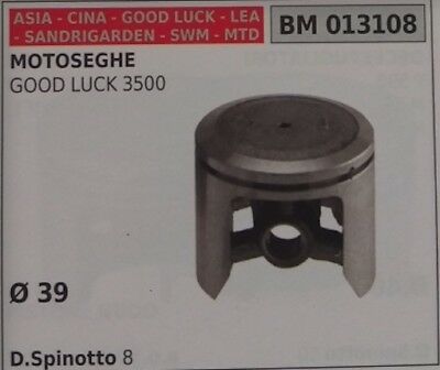 PISTONE COMPLETO MOTOSEGA GOOD LUCK 3500 D.39