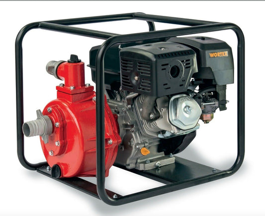 MOTOPOMPA 4T A BENZINA AUTOADESCANTE PORTATILE ALU WORTEX LWP55 14 HP LONCIN