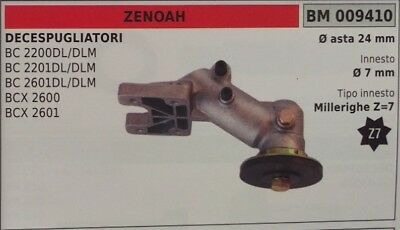 COPPIA CONICA DECESPUGLIATORE ZEONAH BC 2200DL 2200DLM ASTA Ø24 MILLERIGHE Z7