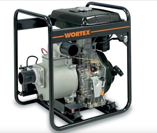 MOTOPOMPA DIESEL WORTEX HPW 80 E CON MOTORE HAILIN 6 HP irrigazione 1000 l/m