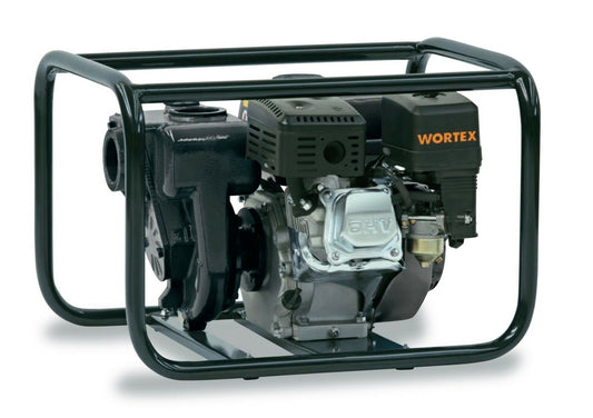 MOTOPOMPA 4T BENZINA WORTEX LWG 2 CON MOTORE LONCIN 6,5 HP irrigazione