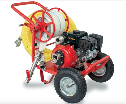 MOTOPOMPA 4T BENZ CON KIT ANTINCENDIO fuoco WORTEX LWP-50T MOTORE LONCIN 6,5HP