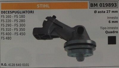 41286400101 COPPIA CONICA DECESPUGLIATORE STIHL FS 300 310 350 400 450 Ø 27mm
