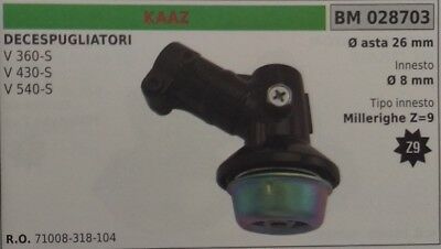71008318104 COPPIA CONICA DECESPUGLIATORE IKAAZ Ø24 V 360-S 430-S 540-S