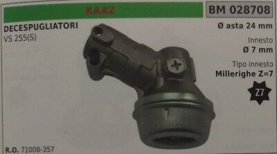 71008-357 COPPIA CONICA DECESPUGLIATORE IKAAZ Ø24 VS 255 (S) MILLERIGHE Z 7