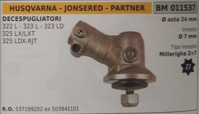 COPPIA CONICA DECESPUGLIATORE HUSQVARNA JONSERED PARTNER Ø24 322 323 325 Z7