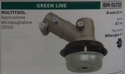 COPPIA CONICA DECESPUGLIATORE MULTITOOL GREEN LINE ASTA Ø 24 MILLERIGHE Z 7