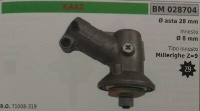 71008-319 COPPIA CONICA DECESPUGLIATORE KAAZ Ø 28 MILLERIGHE Z-9 INNESTO 8mm