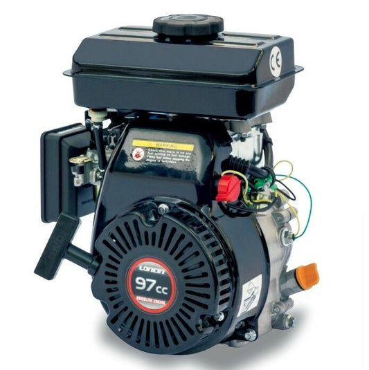 MOTORE COMPLETO LONCIN G 100 A BENZINA 2,5HP ALBERO CILINDRICO D.15 corsa 52x46