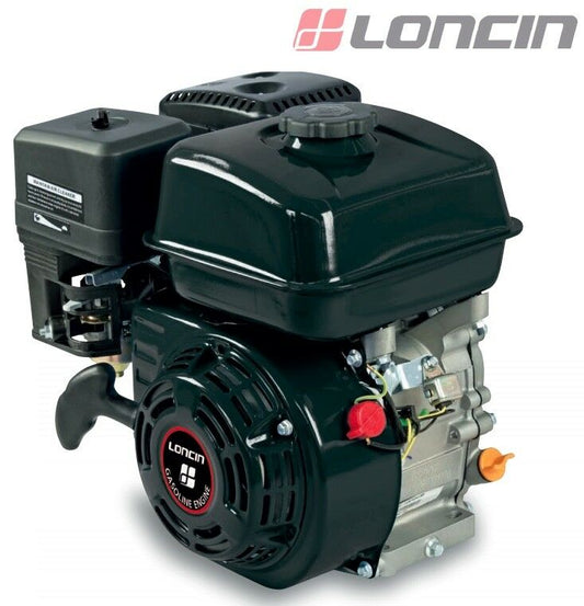 MOTORE COMPLETO LONCIN G 200 A BENZINA 6,5HP ALBERO CILINDRICO D.19.05