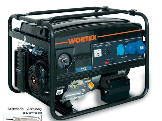 GENERATORE DI CORRENTE BENZINA gruppo elettrogeno 4T 389cc 5,5Kw 13HP WORTEX 650