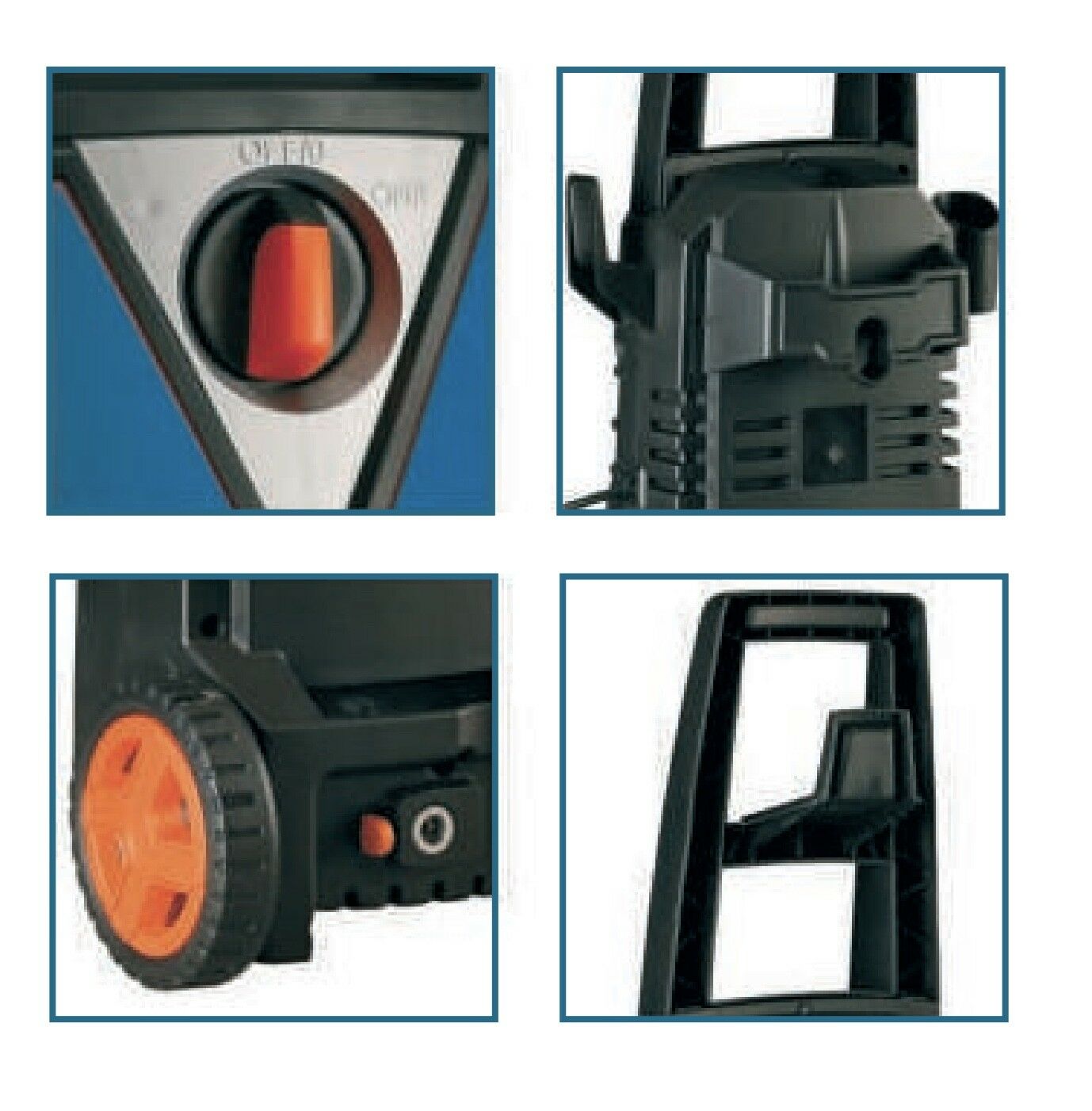 IDROPULITRICE lancia ELETTRICA WORTEX YWB 100 bar 1400W tubo 5m Pistoni assiali