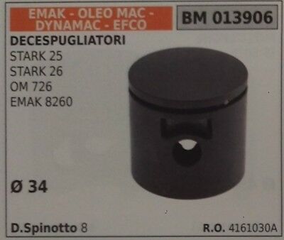 4161030A PISTONE COMPLETO DECESPUGLIATORE EMAK 8260 OLEOMAC 726 EFCO STARK 25 26