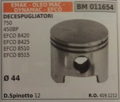 4191212 PISTONE COMPLETO DECESPUGLIATORE EMAK OLEOMAC 750 450BP DYNAMAC  Ø 44