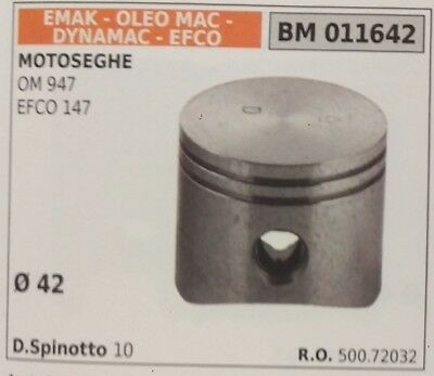 50072032 PISTONE COMPLETO MOTOSEGA EMAK DYNAMAC OLEOMAC OM 947 EFCO 147 Ø 42