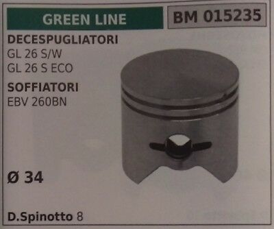 PISTONE COMPLETO DECESPUGLIATORE GREENLINE PROGREEN GL 26 S/W S ECO Ø 34