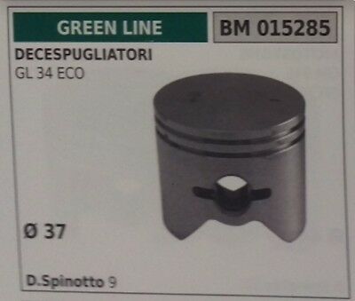 PISTONE COMPLETO DECESPUGLIATORE GREENLINE GREENCUT PROGREEN GL 34 ECO Ø 37