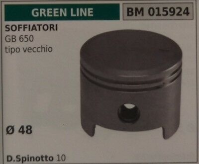 PISTONE COMPLETO SOFFIATORE GREENCUT GREENLINE PROGREEN GB 650 TIPO VECCHIO Ø 48