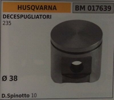 PISTONE COMPLETO DECESPUGLIATORE MOTORE HUSQVARNA 235 Ø 38