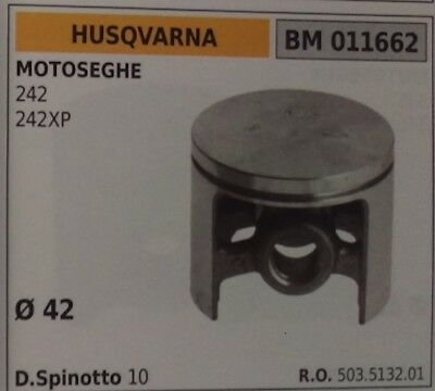 503513201 PISTONE COMPLETO MOTOSEGA HUSQVARNA 242 242XP Ø 42