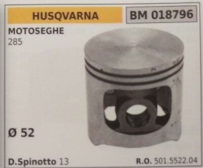 501552294 PISTONE COMPLETO MOTOSEGA HUSQVARNA 285 Ø 52