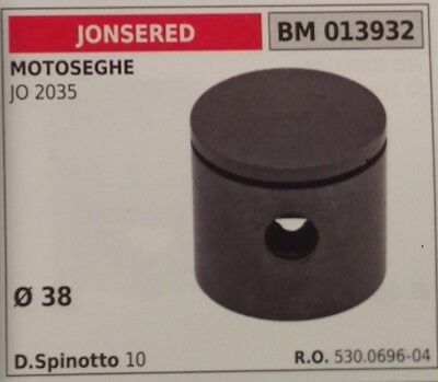 530069604 PISTONE COMPLETO DI SEGMENTI E SPIN MOTOSEGA JONSERED JO 2035 Ø38