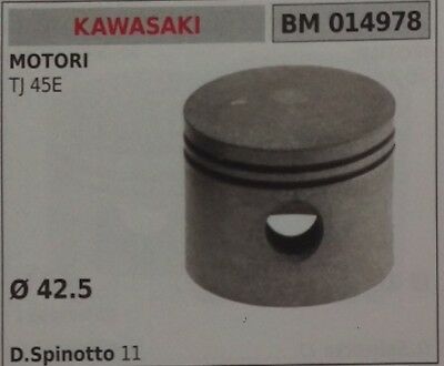PISTONE COMPLETO PER DECESPUGLIATORE CON MOTORE KAWASAKI TJ 45E Ø 42.5