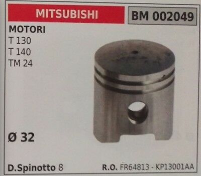 FR64813-KP13001AA PISTONE COMPLETO MOTORE MITSUBISHI T130 T140 TM24 Ø 32