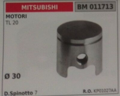 KP01027AA PISTONE COMPLETO SEGMENTI E SPIN MOTORE MITSUBISHI TL 20 Ø 30