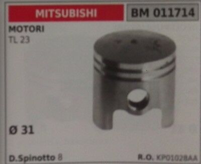 KP01028AA PISTONE COMPLETO SEGMENTI E SPIN MOTORE MITSUBISHI TL 23 Ø 31
