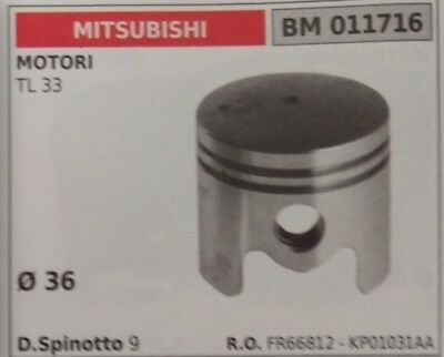 FR66812 KP01031AA PISTONE COMPLETO MOTORE MITSUBISHI TL 33 Ø 36