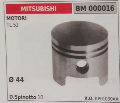 KP01030AA PISTONE COMPLETO SEGMENTI E SPIN MOTORE MITSUBISHI TL 52 Ø 44