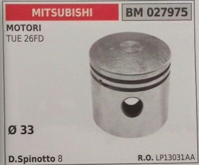 LP13031AA PISTONE COMPLETO SEGMENTI E SPIN MOTORE MITSUBISHI TUE 26FD Ø 33