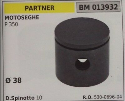530069604 PISTONE COMPLETO SEGMENTI E SPIN MOTOSEGA PARTNER P350 Ø38