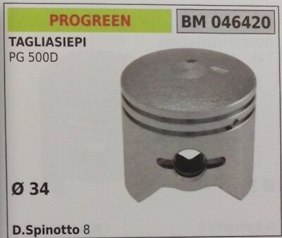 PISTONE COMPLETO TAGLIASIEPI TOSASIEPI PROGREEN GREENCUT PG 500D Ø34