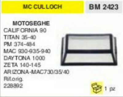 FILTRO ARIA MOTOSEGA McCULLOCH CALIFORNIA TITAN PM MAC DAYTONA ZETA ARIZONA